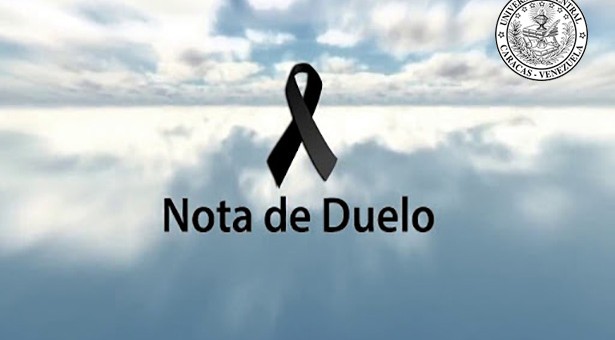 Nota de Duelo por el Sr. Víctor Manuel Chirinos Ereu